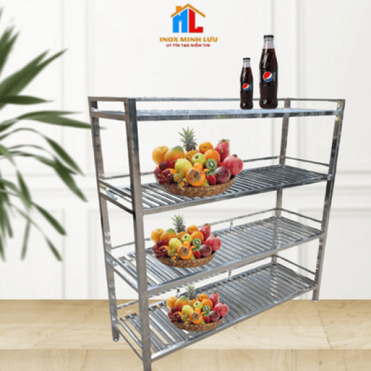Kệ Inox 4 Tầng